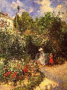 Camille Pissarro El Jarden de Pontoise oil painting on canvas